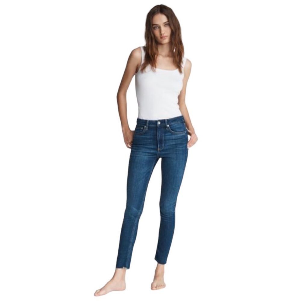 RAG & BONE Skinny‎ Jeans Mid-Rise Ankle Skinny Jeans C22